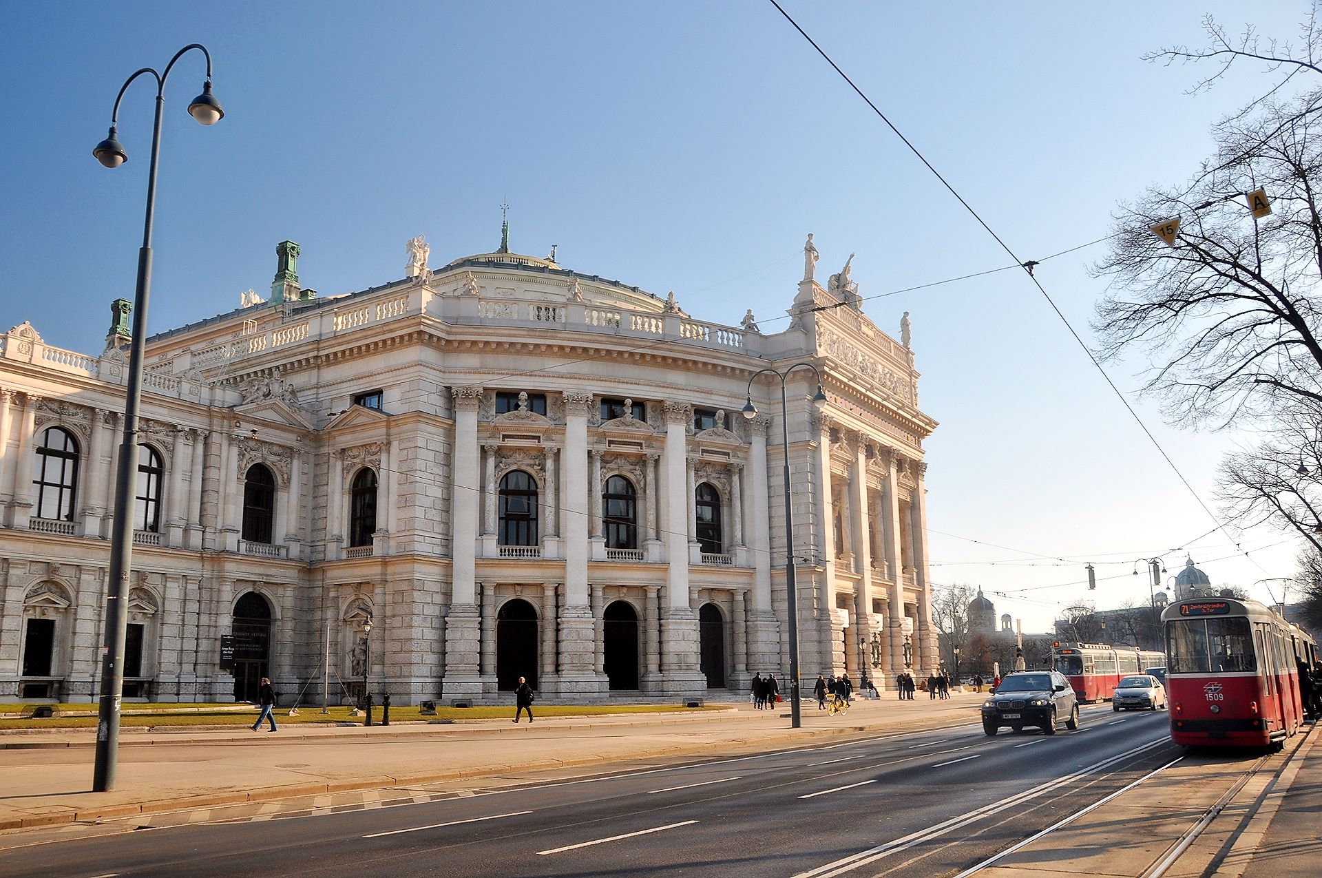Fassade des Burgtheater zu Ringstraße