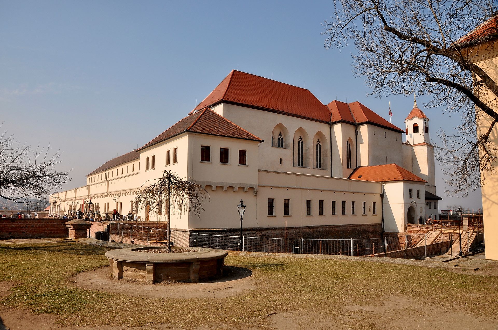 Festung Špilberk, die ehemalige Burgkapelle ist noch in seiner Form zu erkennen