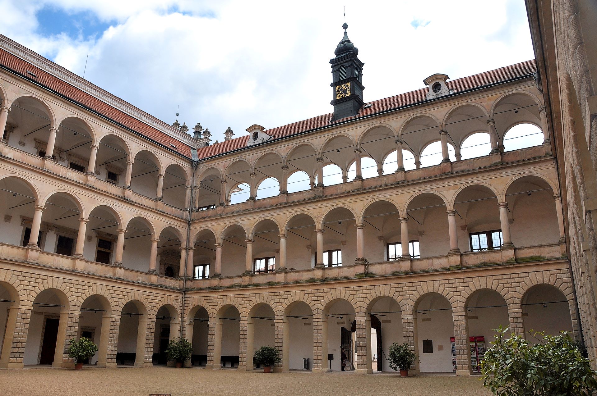 Innenhof von Schloss Litomyšl