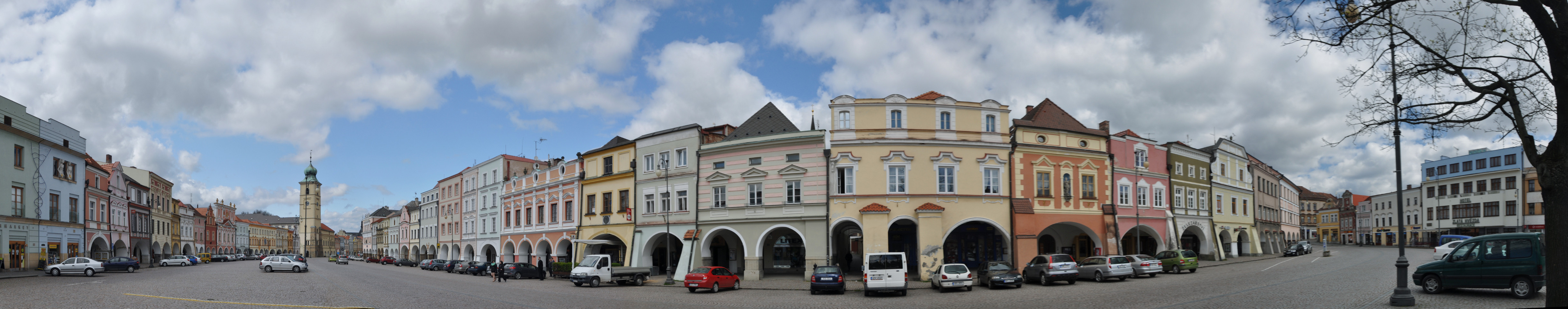 Der Marktplatz von Litomyšl