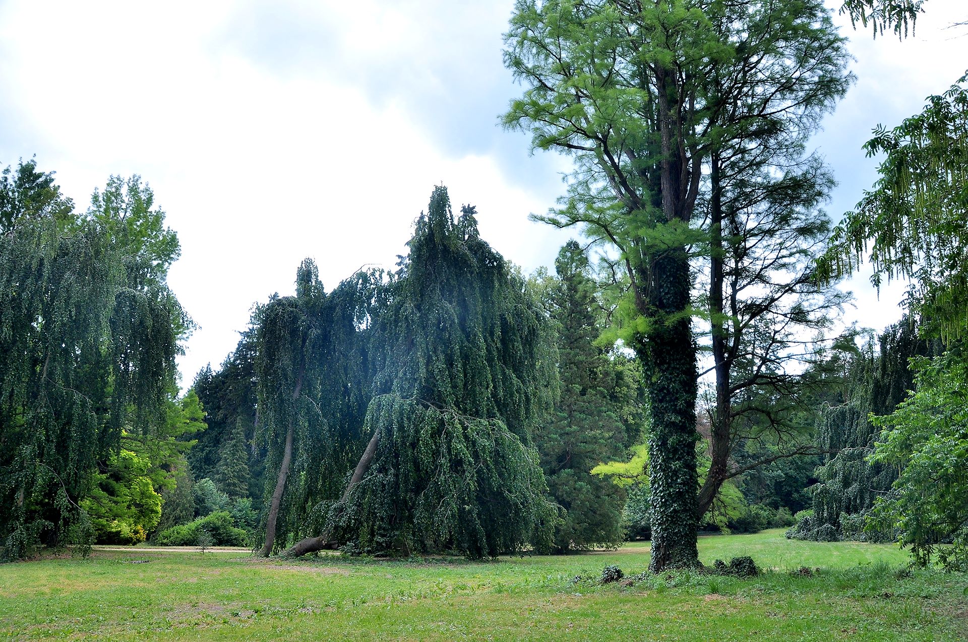 Garten des Schlosses Buchlovice