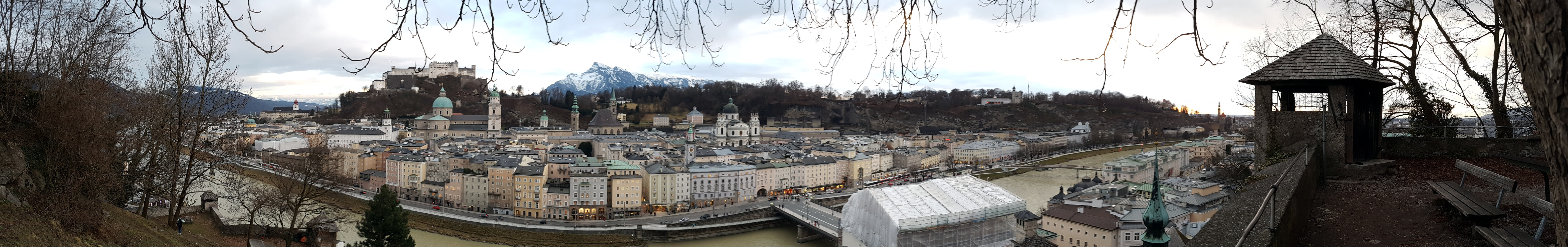Salzburg vom Kapuzinerberg