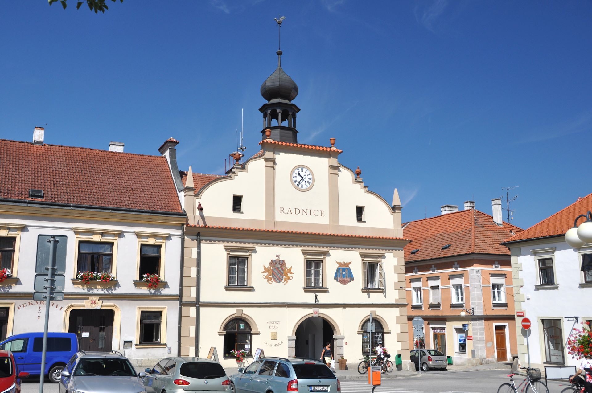 Rathaus von Nové Hrady