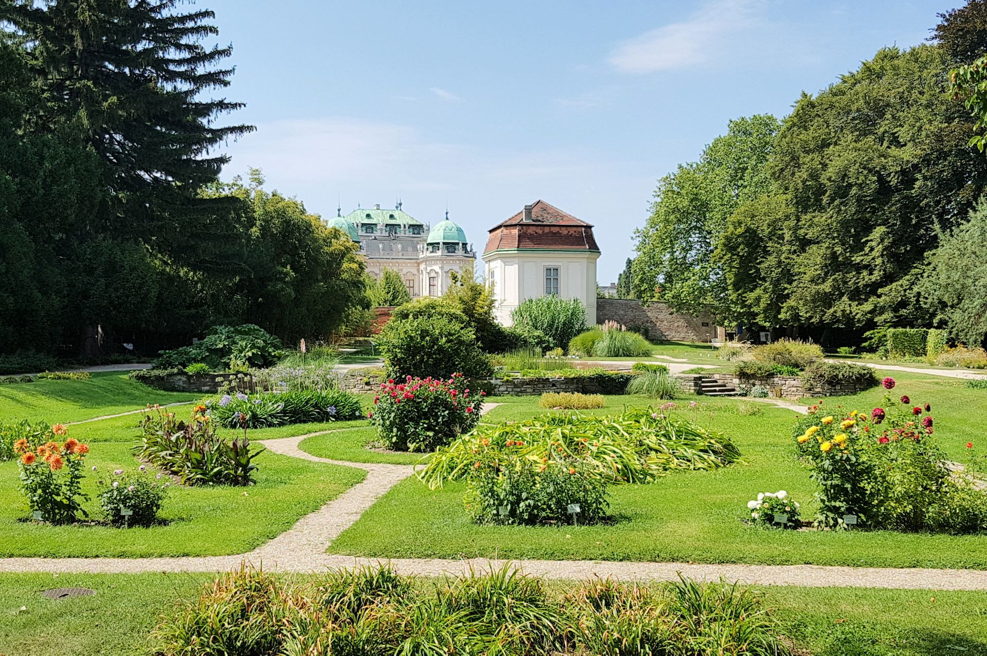 Wien, Botanischer Garten beim Schloss Belvedere