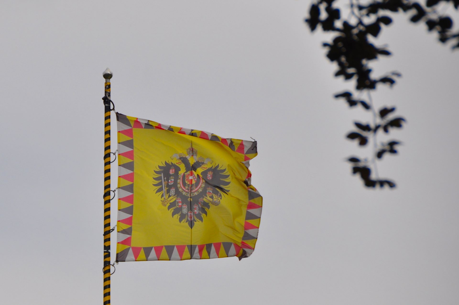 Fahne der k.u.k. Monarchie in Josefov
