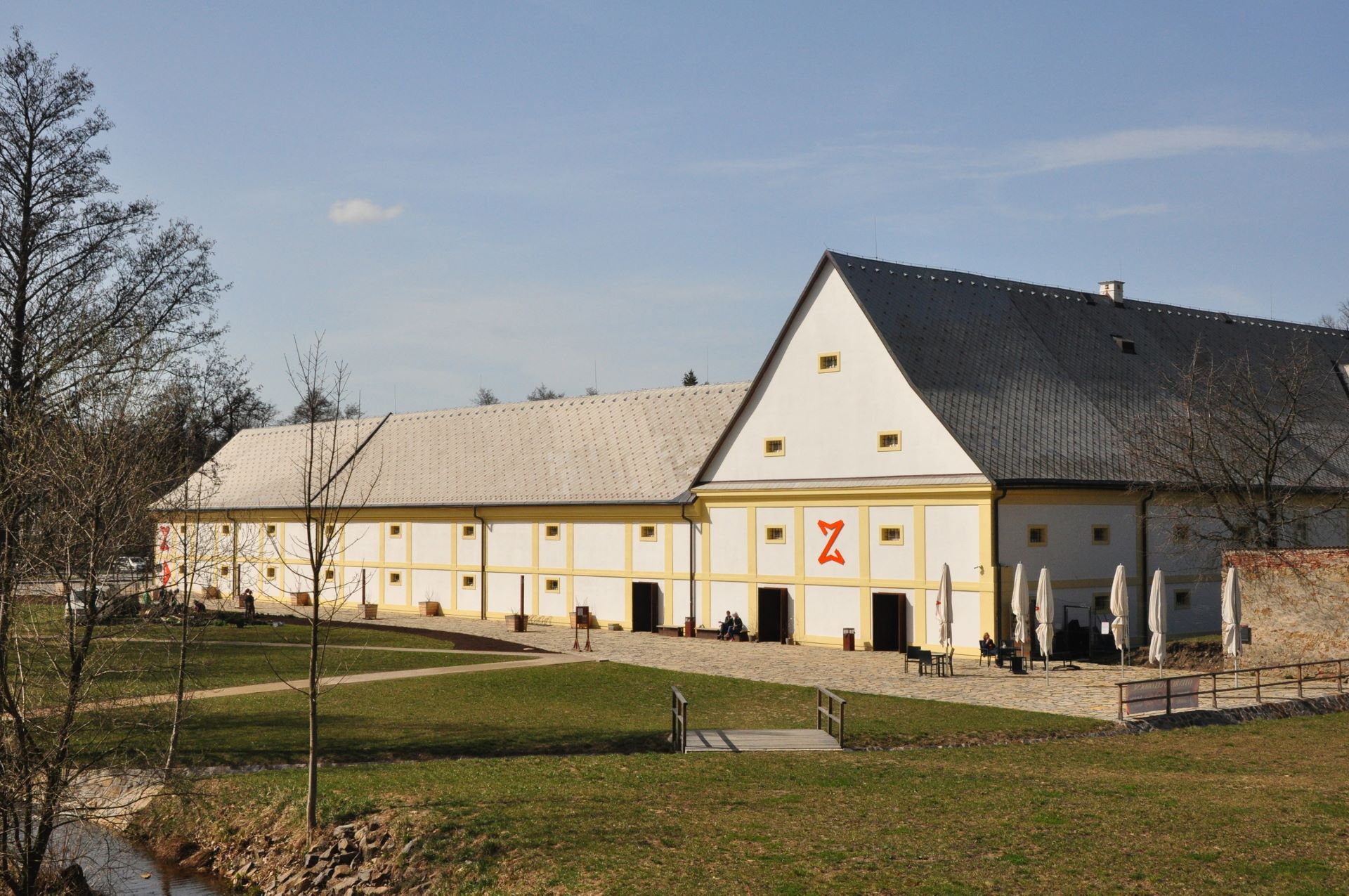 Besucherzentrum in der ehemaligen Brauerei des Klosters Žďár