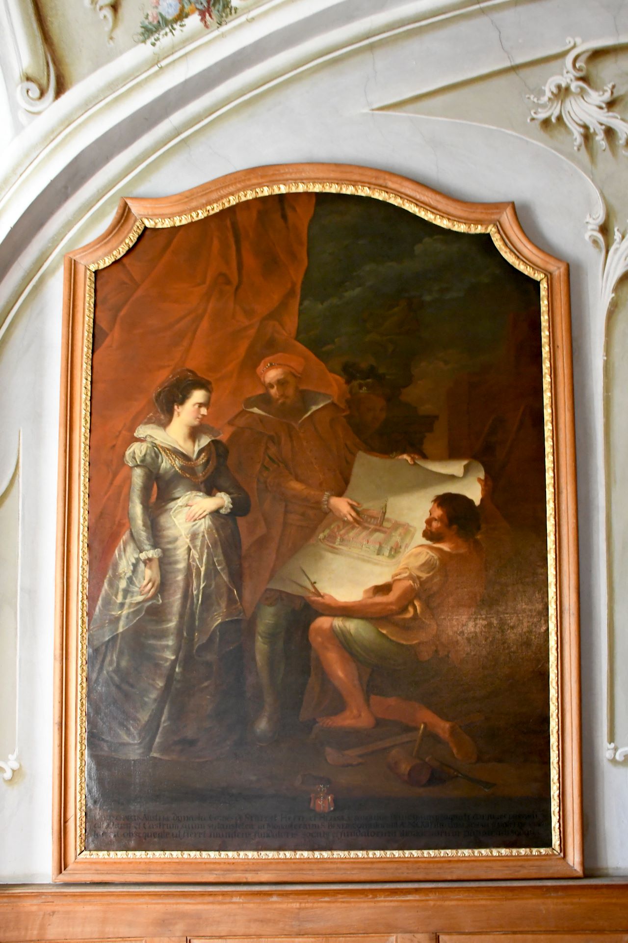 Stift Seitenstetten, Gemälde mit den Gründern des Klosters
