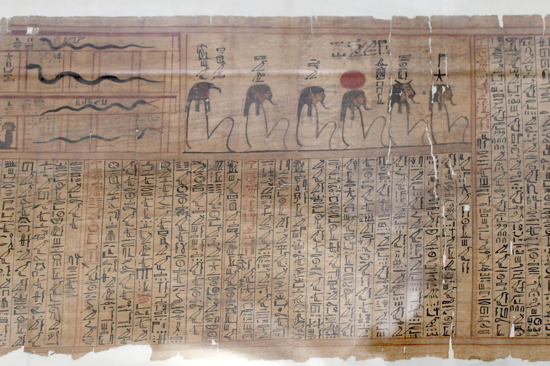 Totenbuch des Sesostris, Kursivhieroglyphen, 18. Dynastie des Neues Reichs (15. Jhdt.v.Chr.)