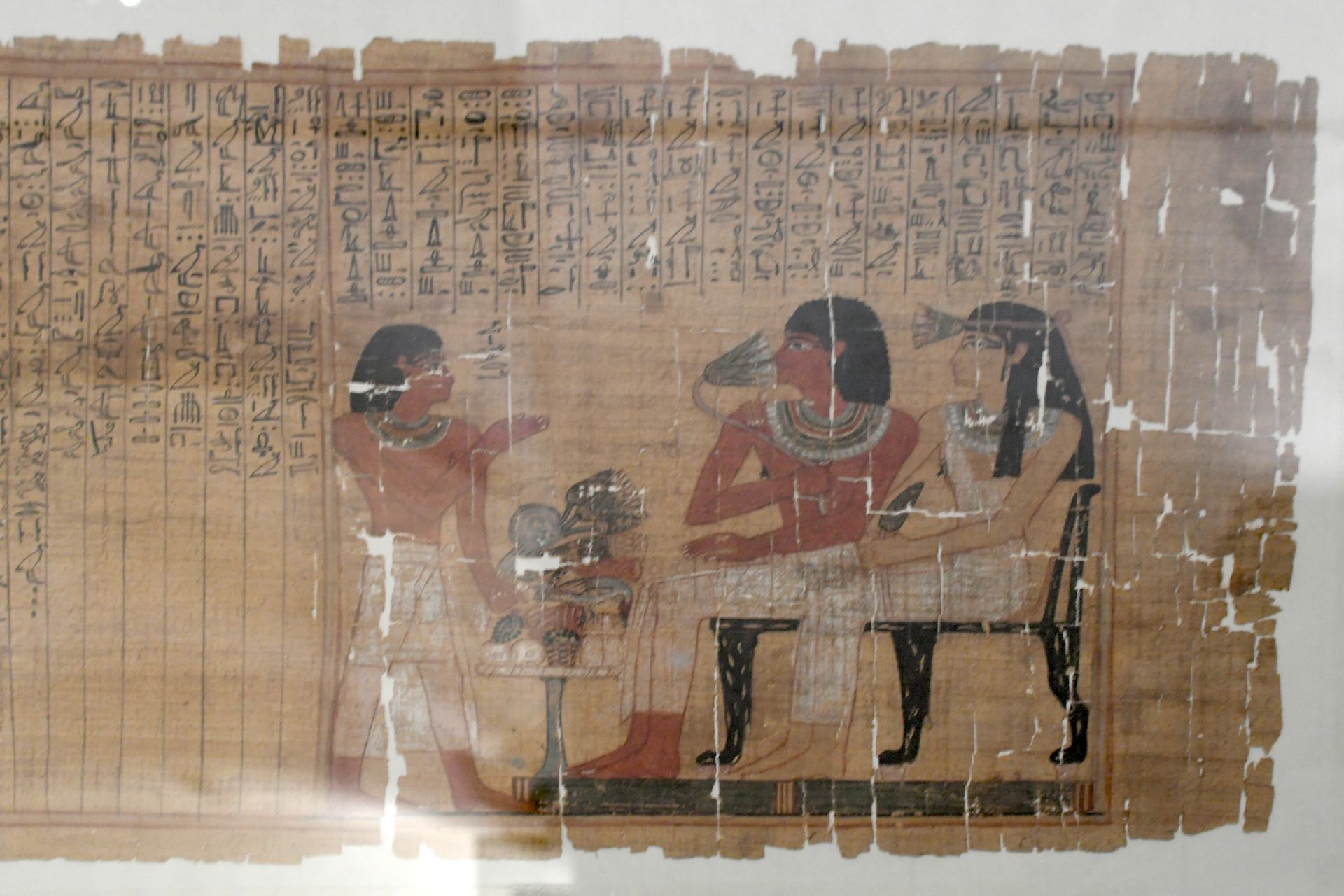 Totenbuch des Sesostris, Kursivhieroglyphen, 18. Dynastie des Neues Reichs (15. Jhdt.v.Chr.)