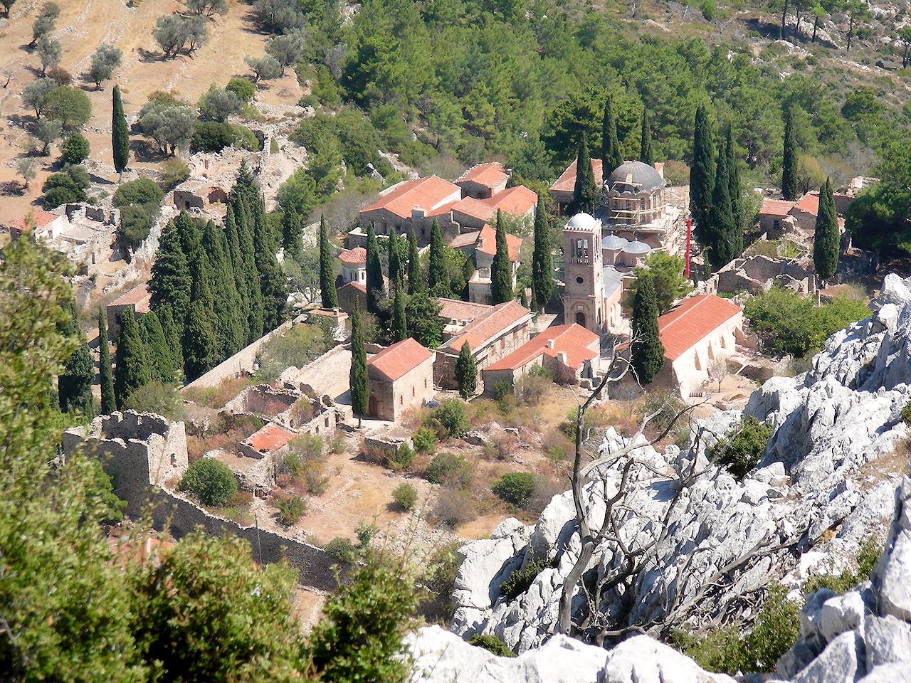 Die Klosteranlage von Nea Moni