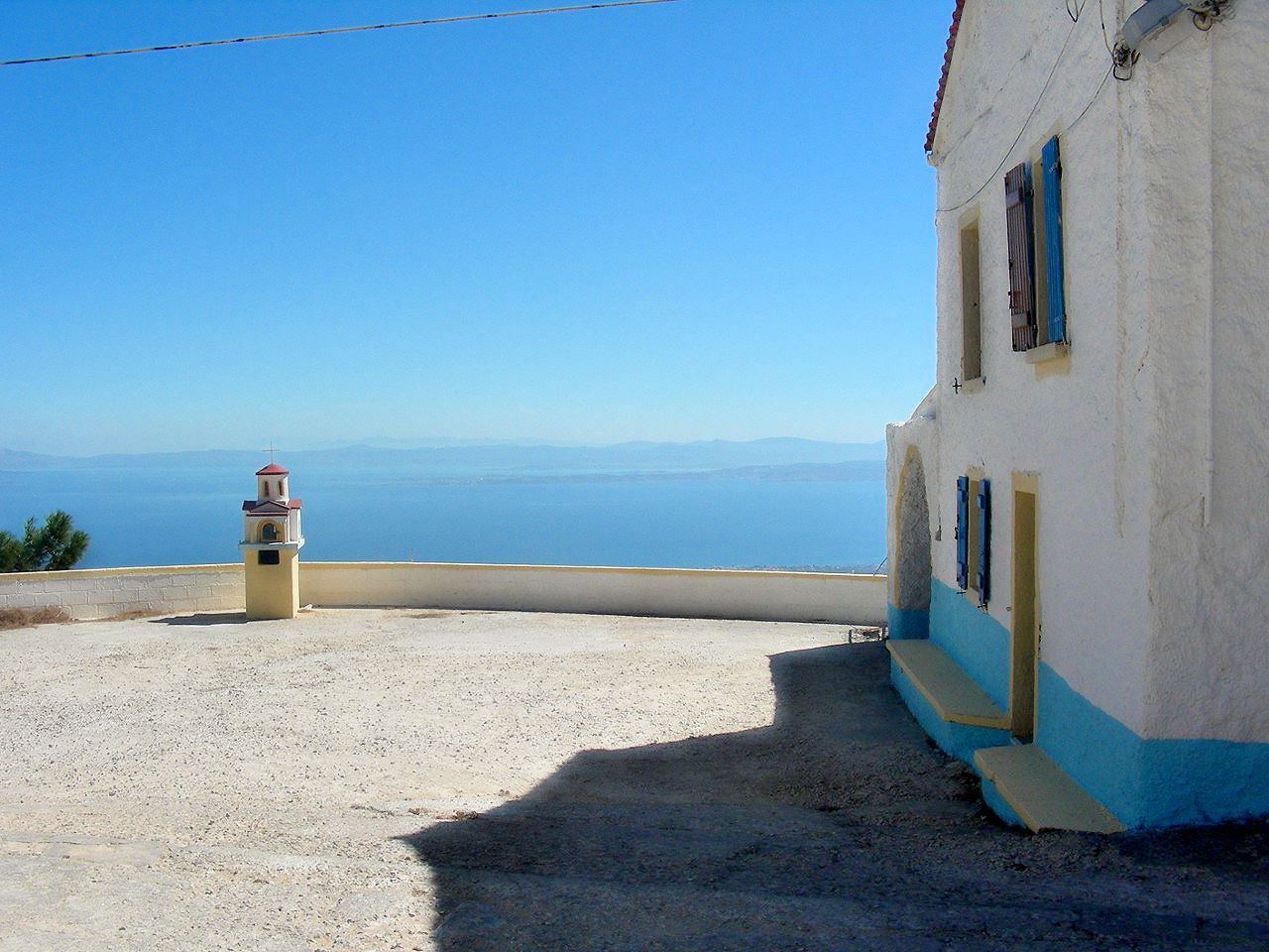 Blick von Agios Markus zur kleinasiatischen Küste