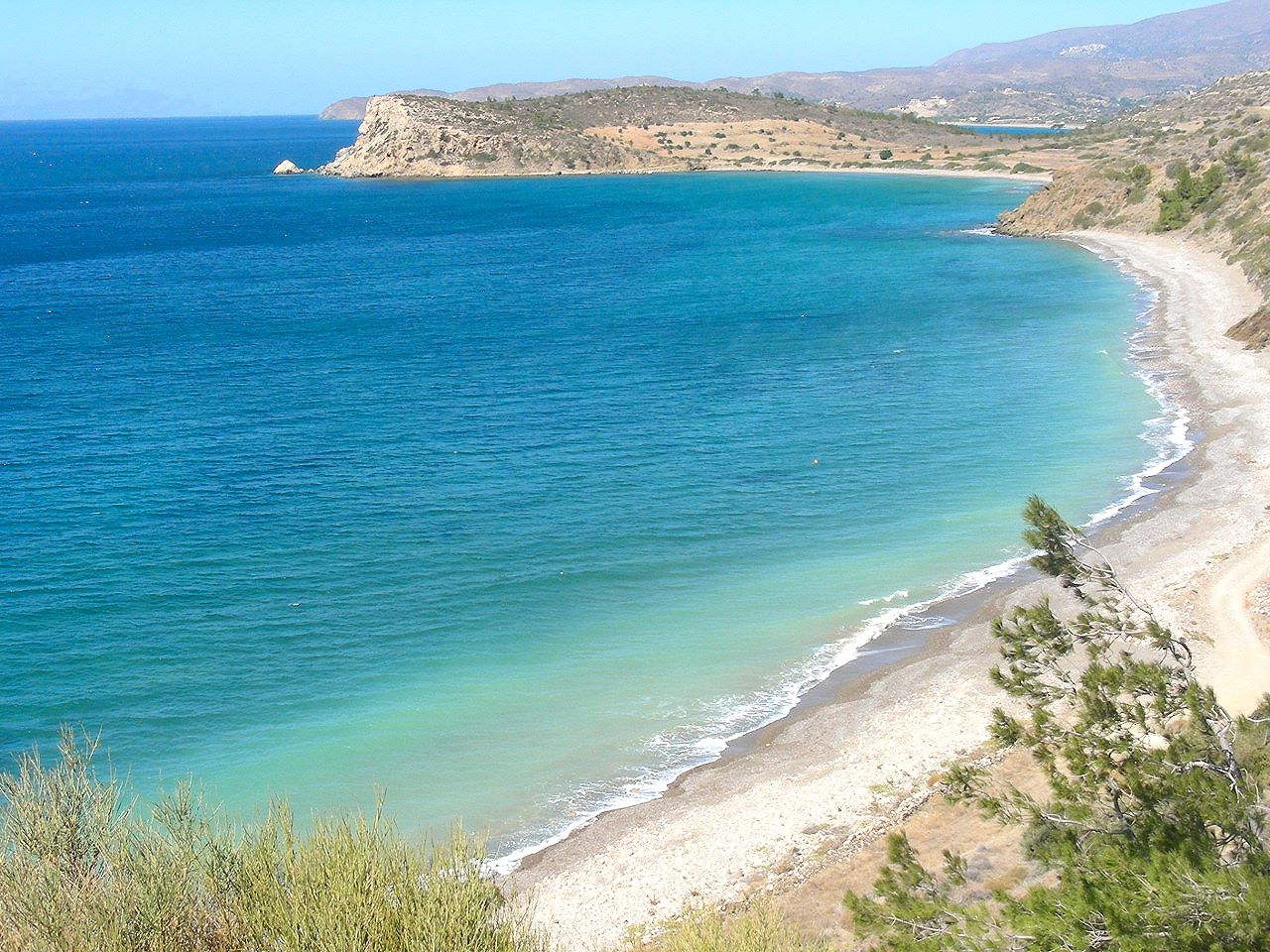 Küste im Nordwesten von Chios