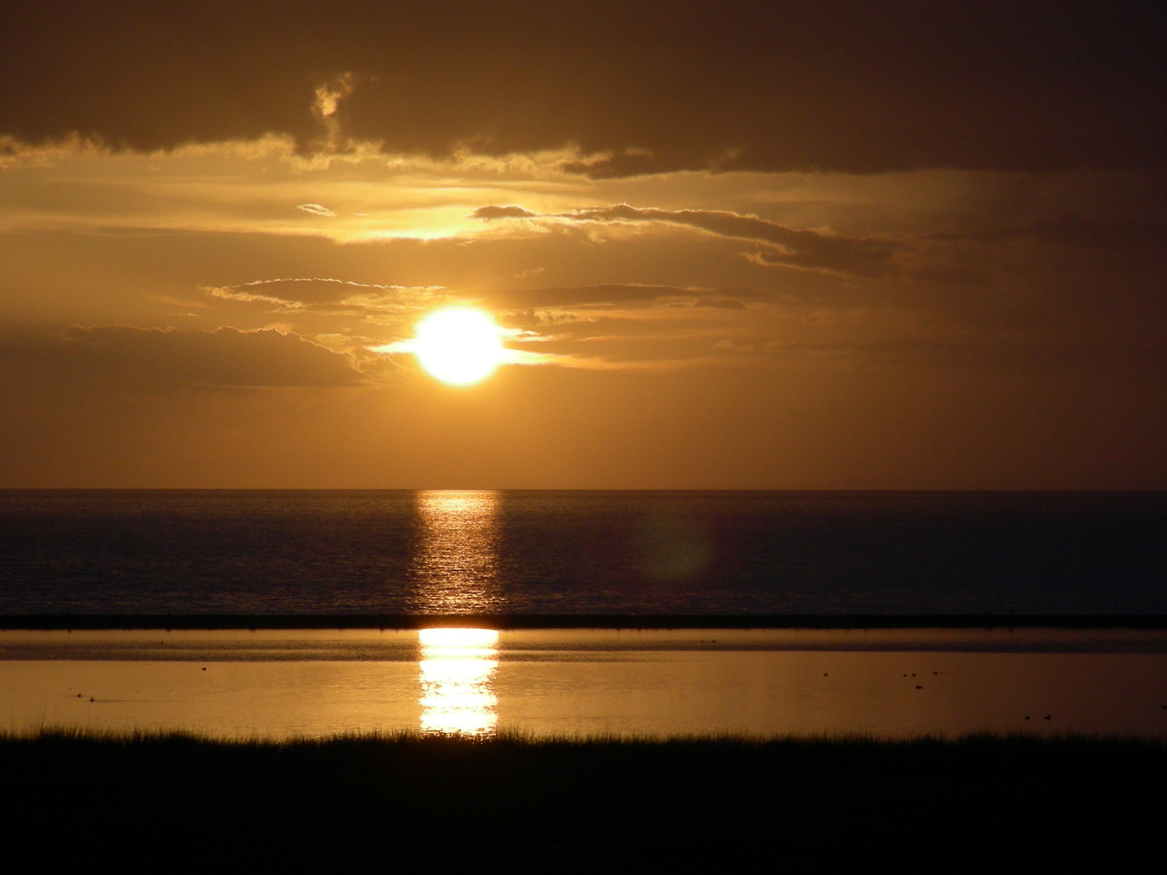 Sonnenuntergang am Vansee
