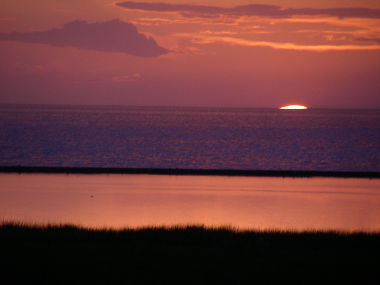 Sonnenuntergang am Vansee