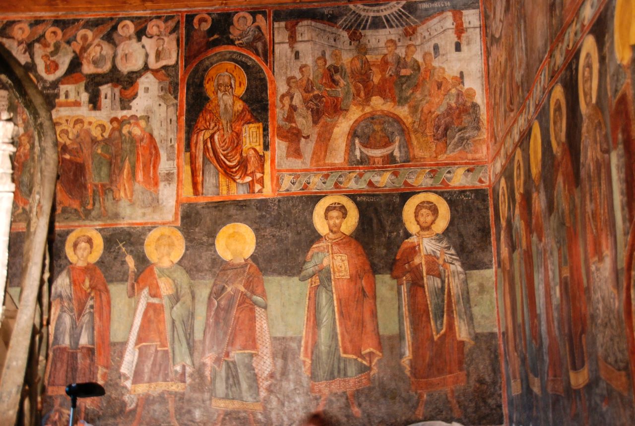 Malereien in der Kirche des Hl. Stephan
