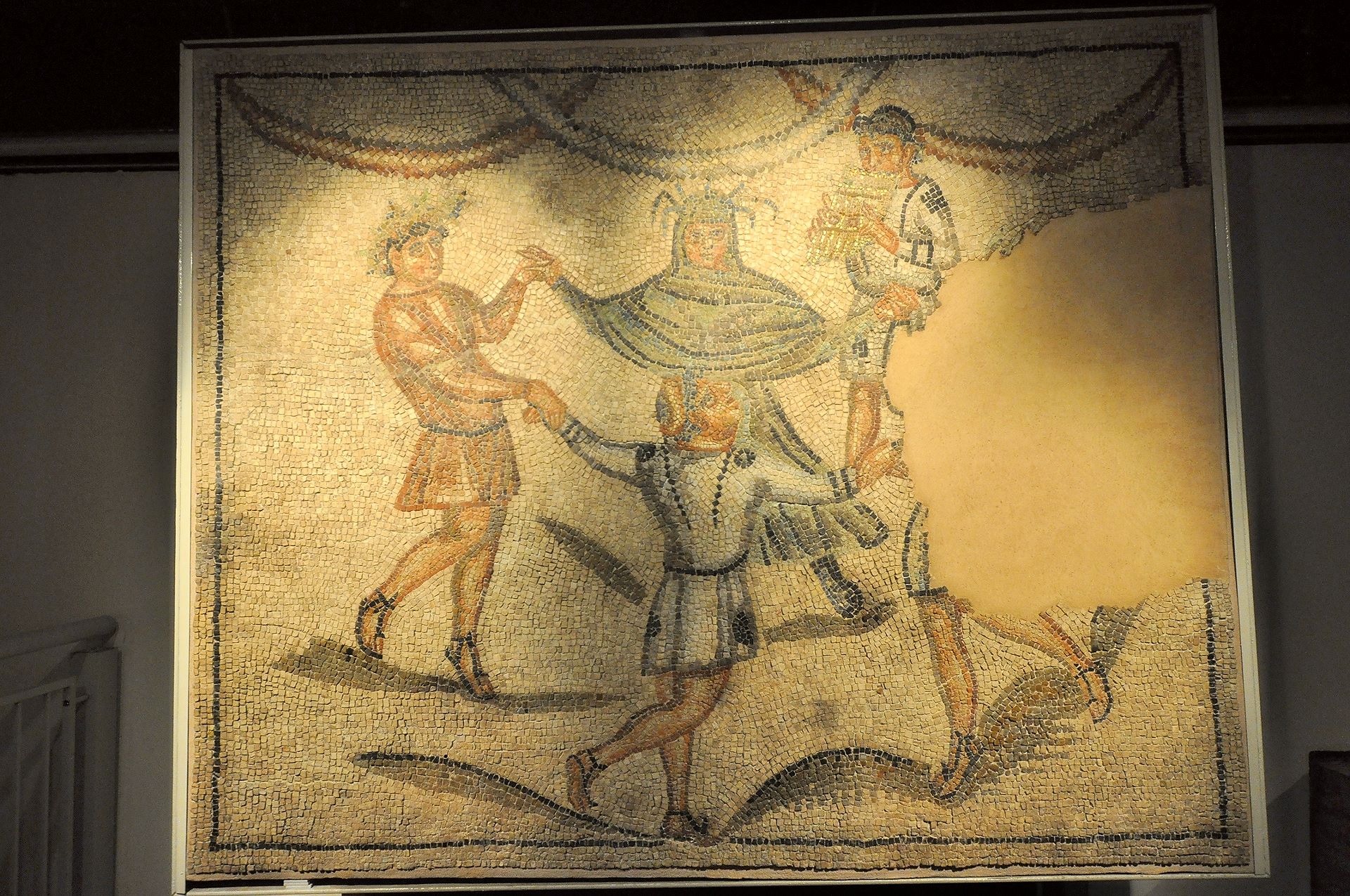 Domus dei Tappeti di Pietra, Mosaik der 