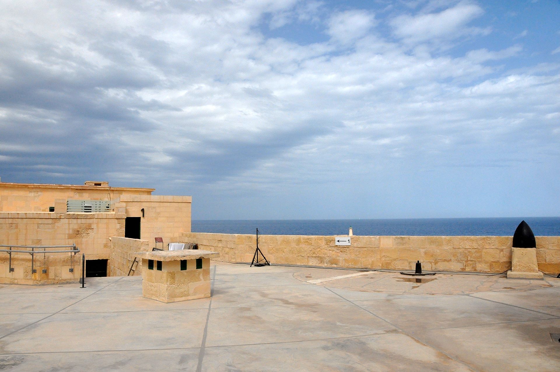 Fort St. elmo an der spitze von Valletta