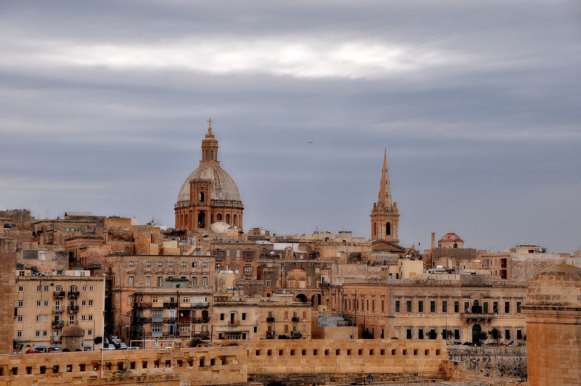 Die skyline von Valletta