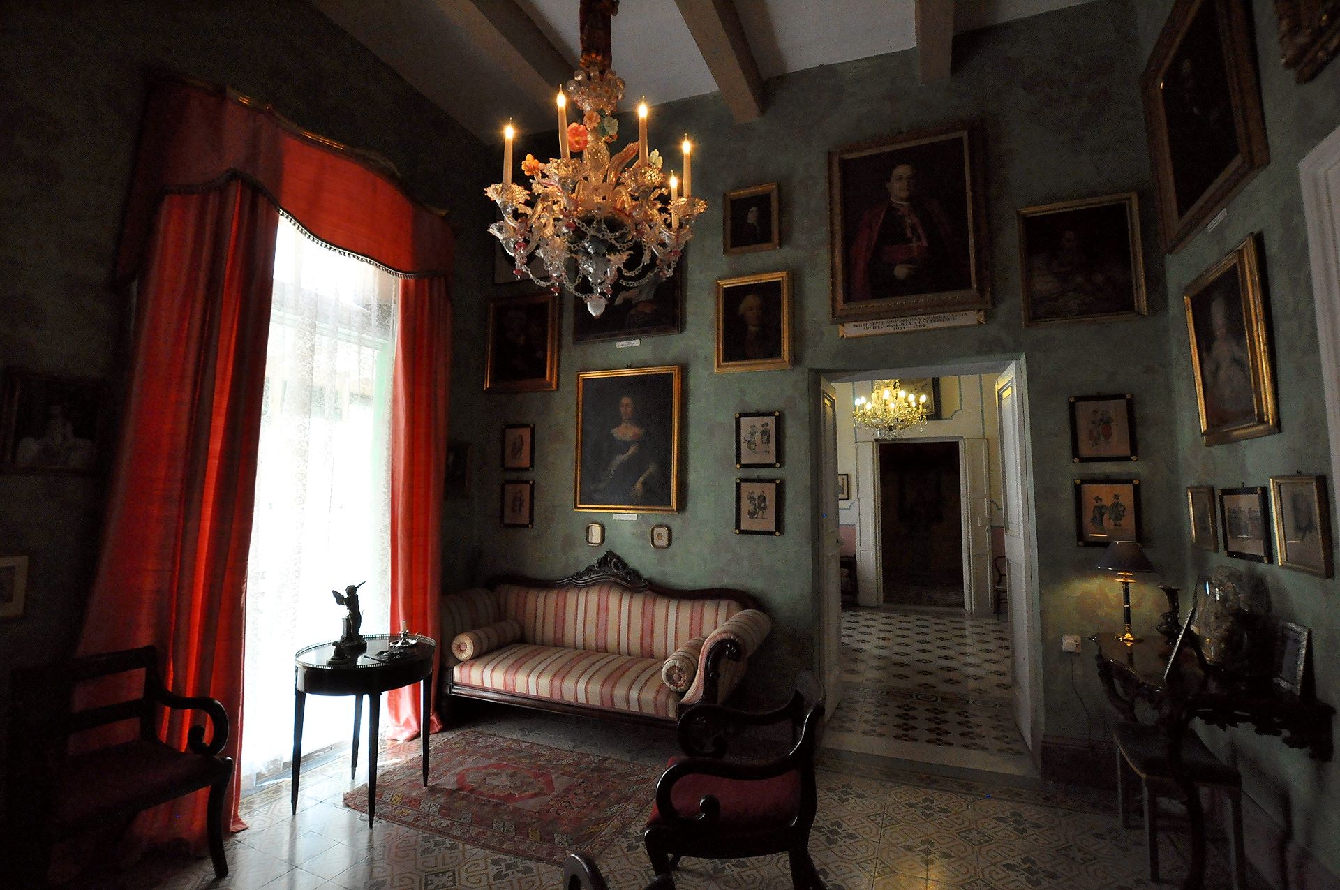 Casa Rocca Piccola Grünes Zimmer