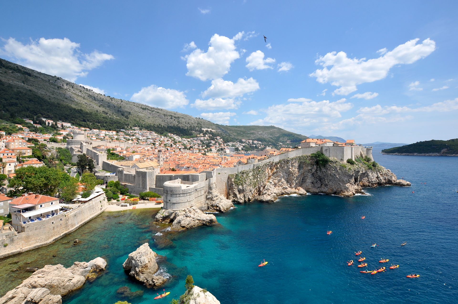 Dubrovnik von der Festung Lovrijenac aus gesehen