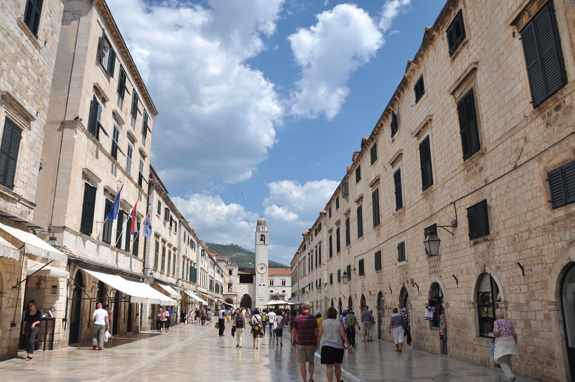Die Stradun, Hauptstraße von Dubrovnik