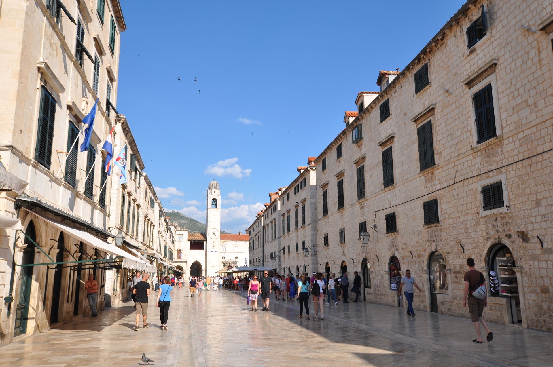 Die Stradun, Hauptstraße von Dubrovnik