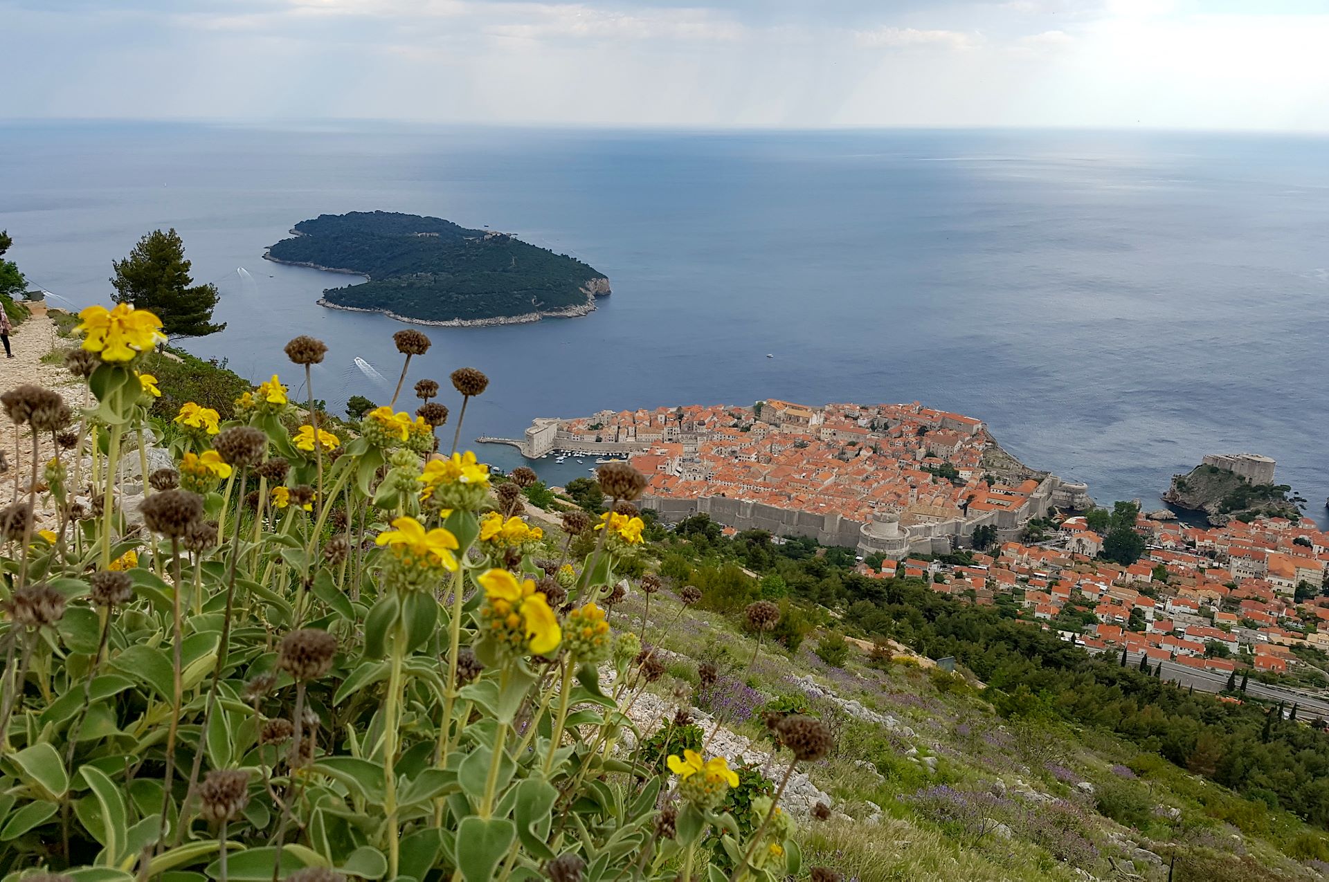 Dubrovnik vom Berg Srđ