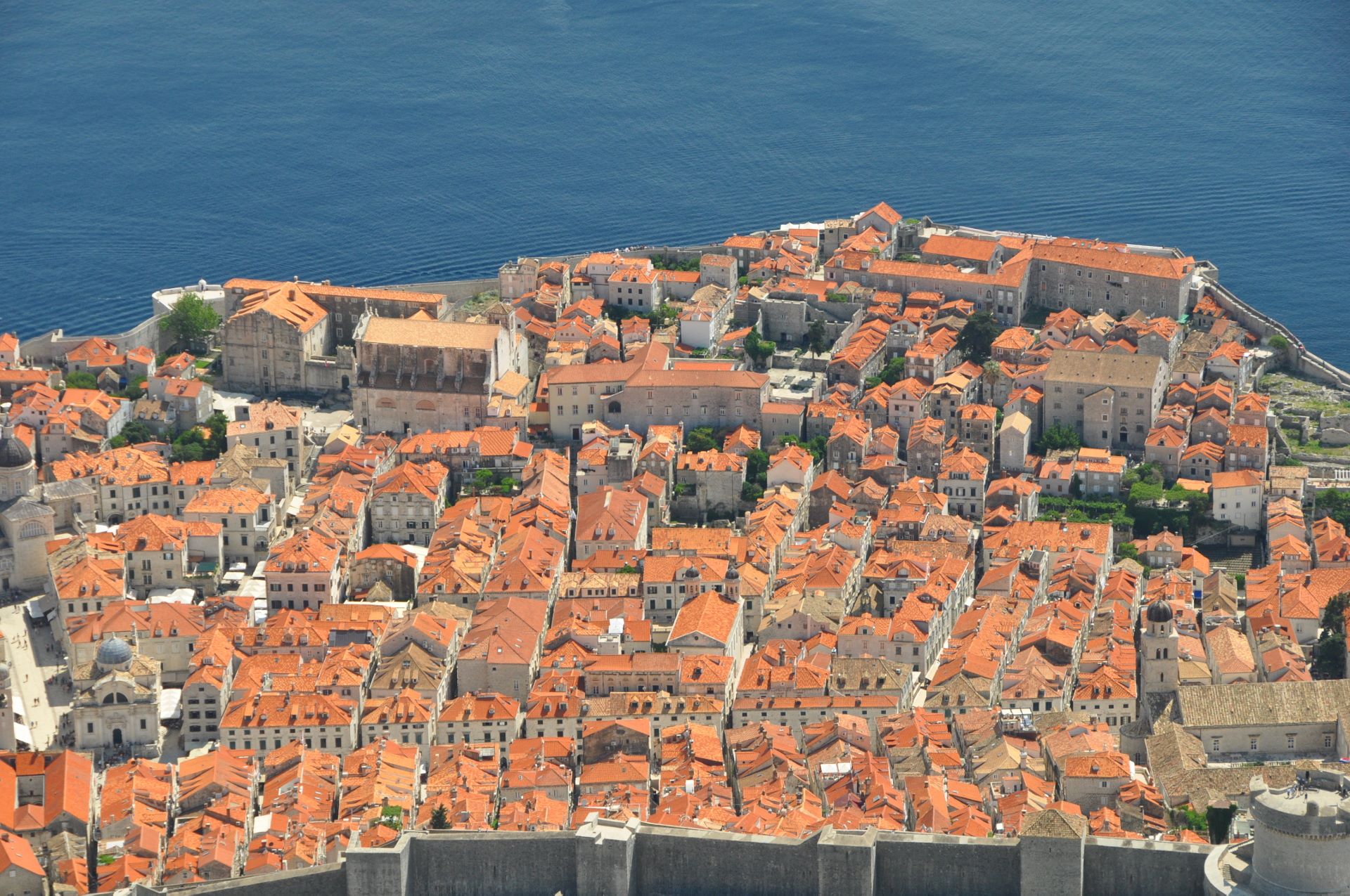 Dubrovnik vom Berg Srđ