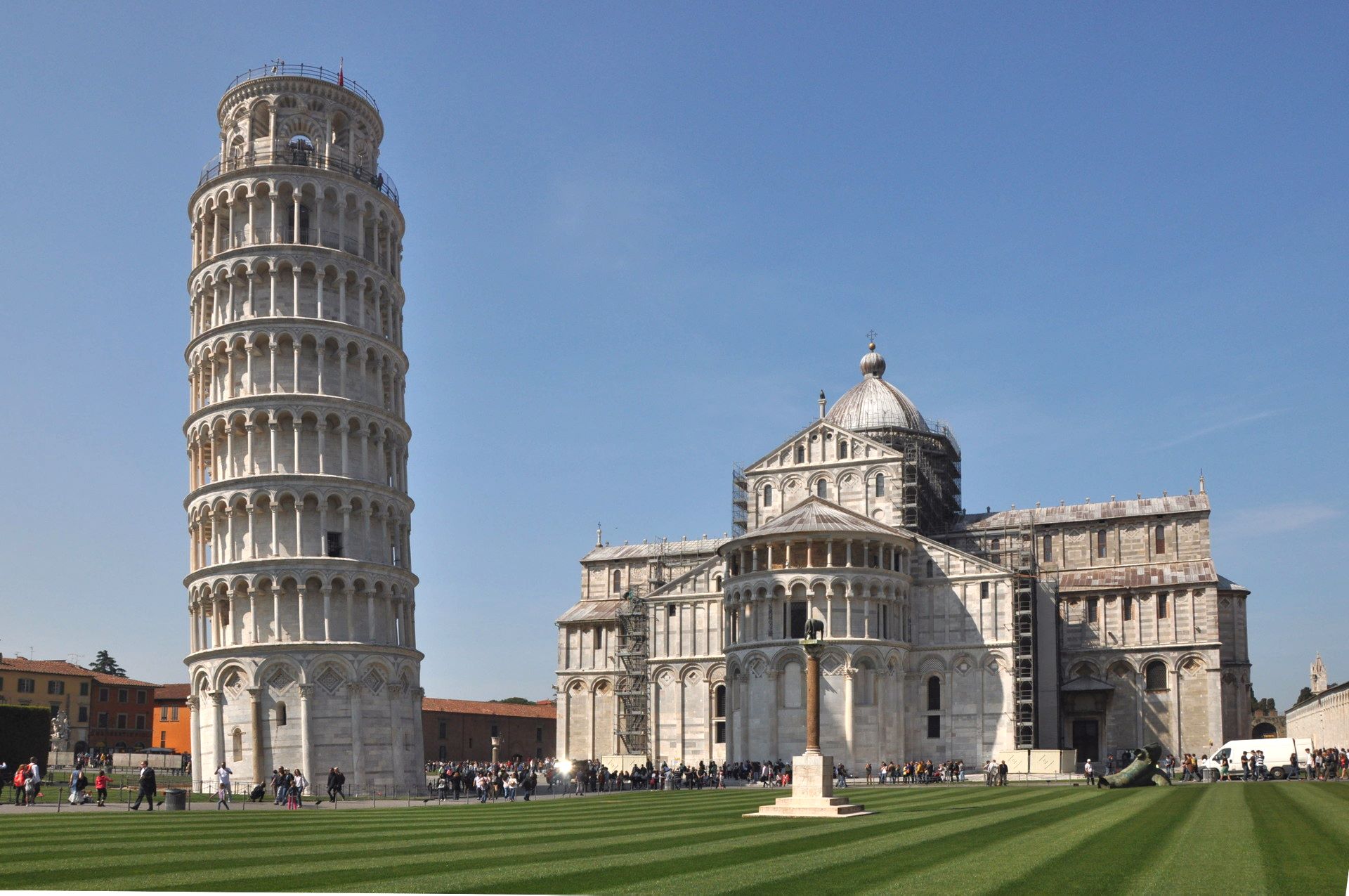 Dom und Schiefer Turm am Piazza dei Miracoli in Pisa