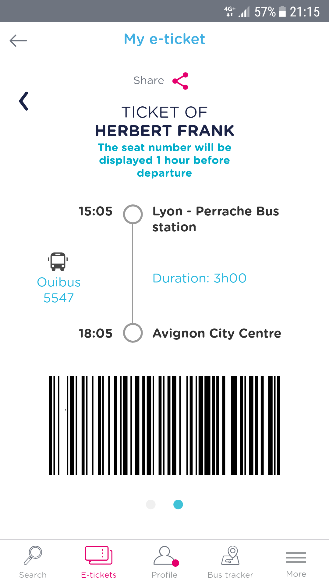 Plan B: mit dem Fernbus von Lyon nach Avignon