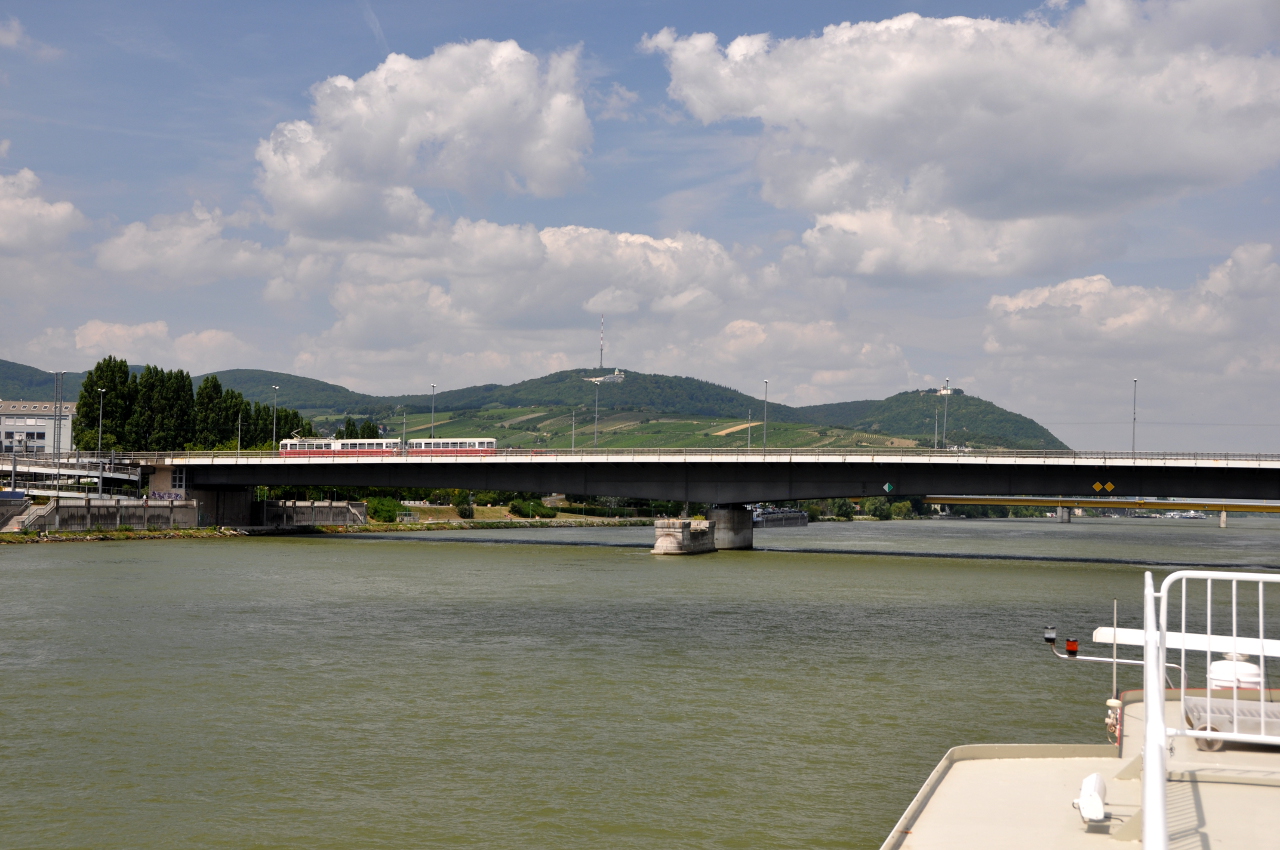 Floridsdorfer Brücke und Leopoldsberg