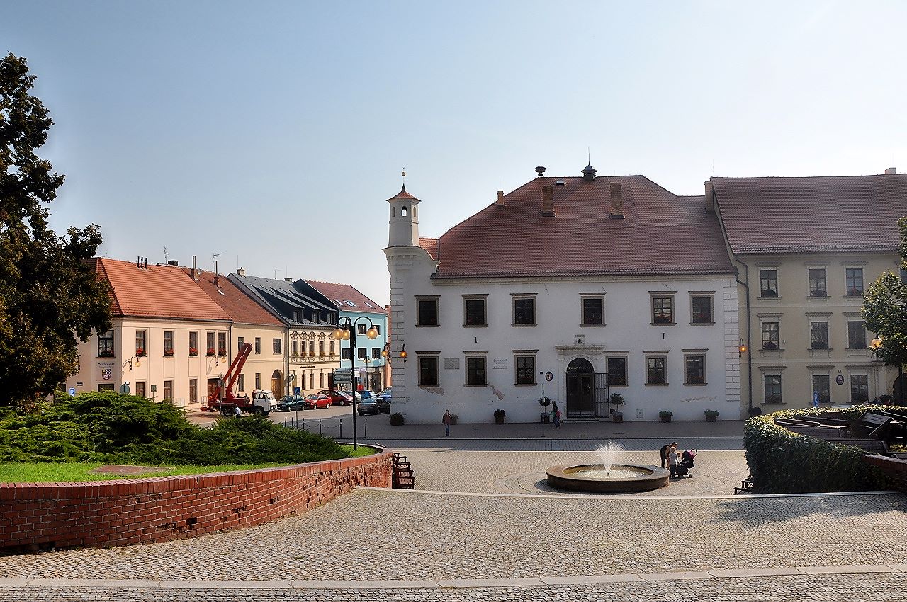 Rathaus von Slavov u Brna aus dem 16.Jhdt.