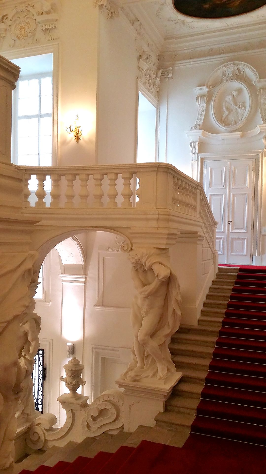 Prunkstiegenhaus in die Reprästentationsräume des Stadtpalais von Prinz Eugen