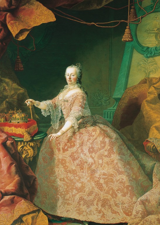 Porträt von Kaiserin Maria Theresia, Martin van Meytens d.J., Schloss Schönbrunn, Abbildung © Wikimedia Commons and User Gryffindor