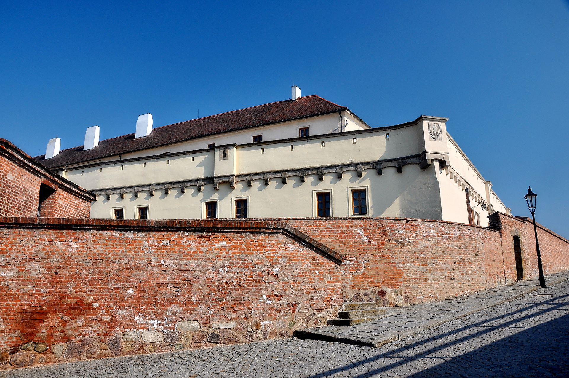 Mauern, Tore und Gräben der Festung Špilberk