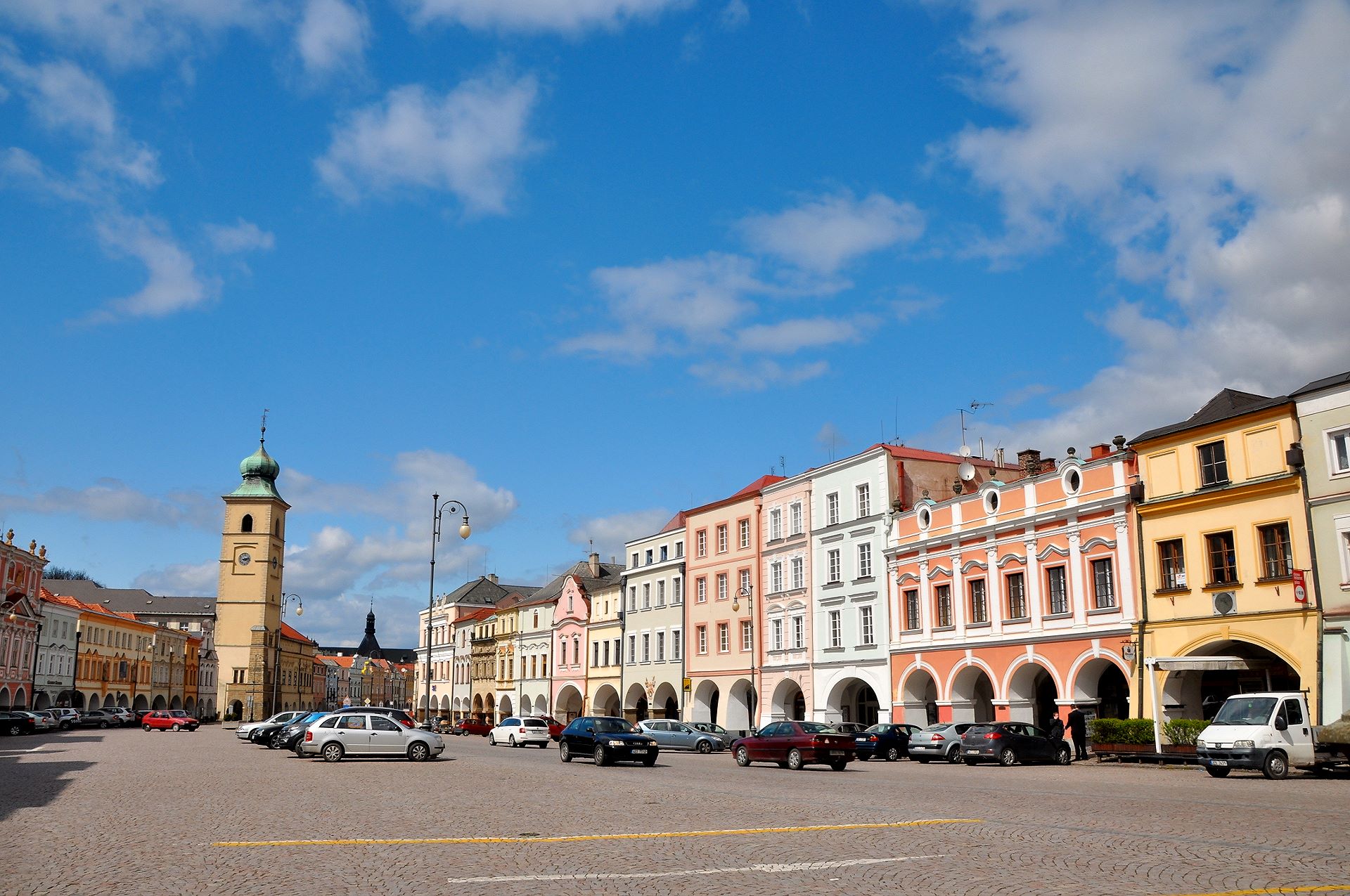 Der Marktplatz von Litomyšl