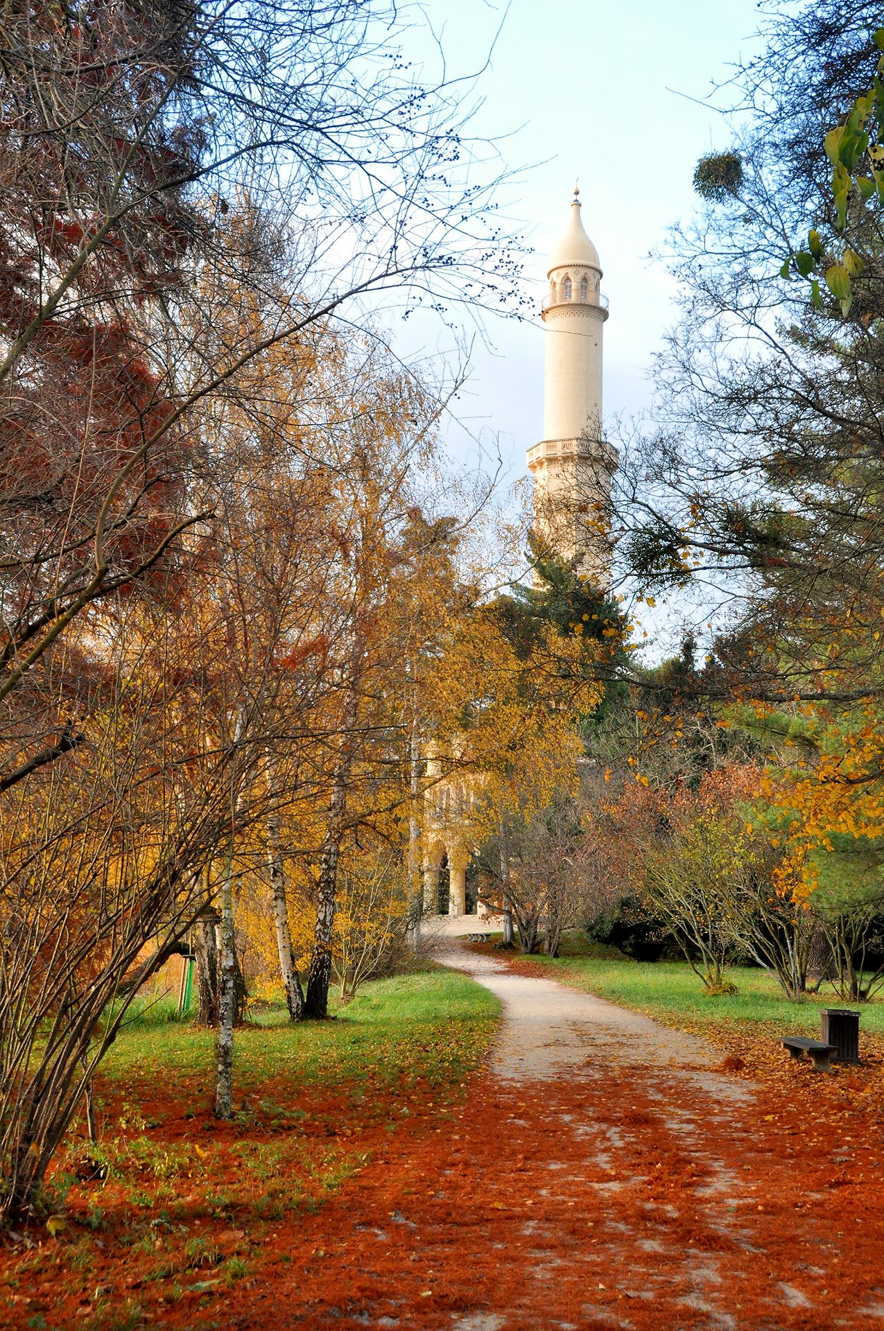 Minarett im Schlosspark Lednice