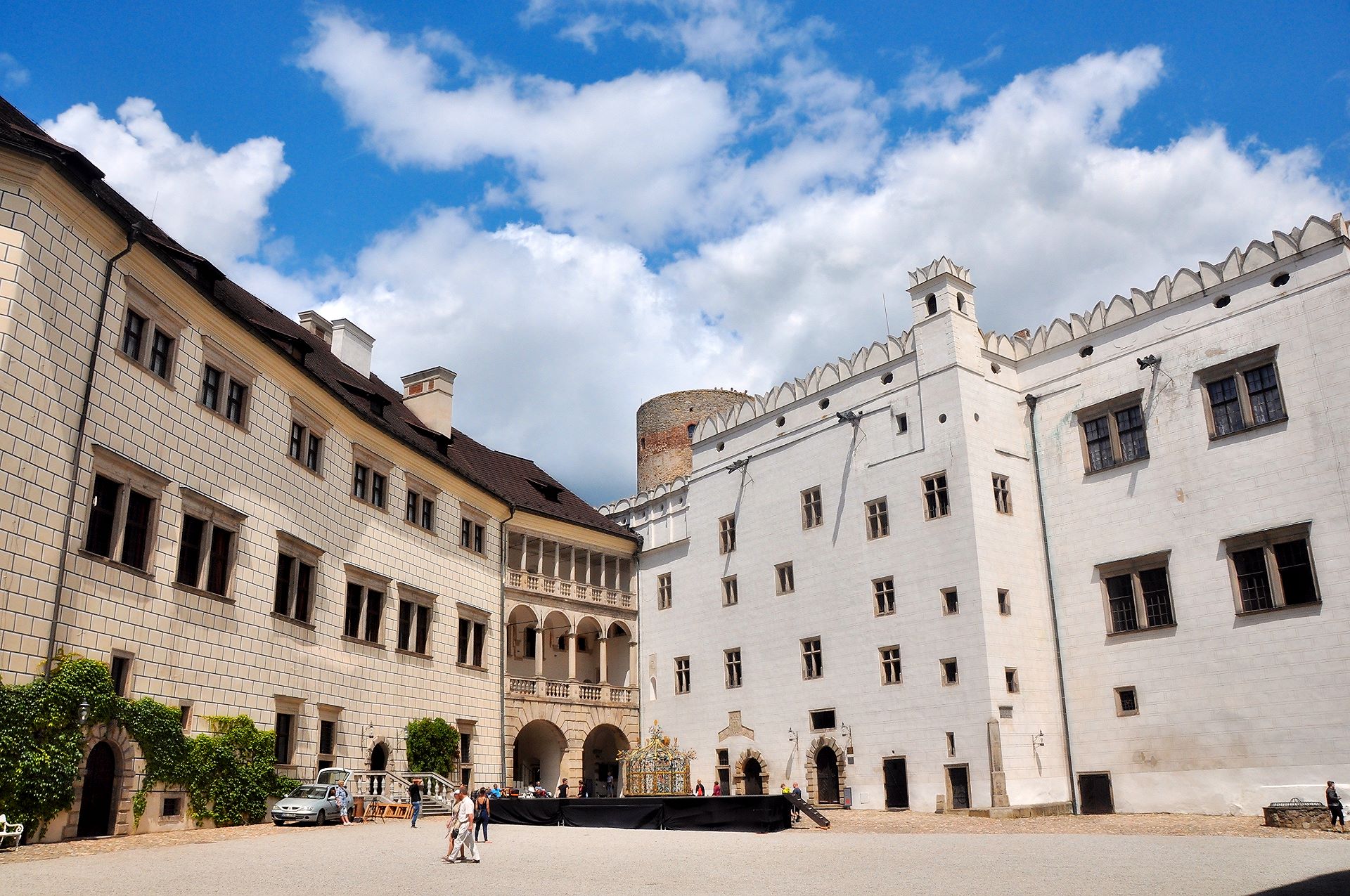 Die letzten großen Änderungen erfuhr das Schloss Jindřichův Hradec im 16. Jhdt. im Stil der Renaissance
