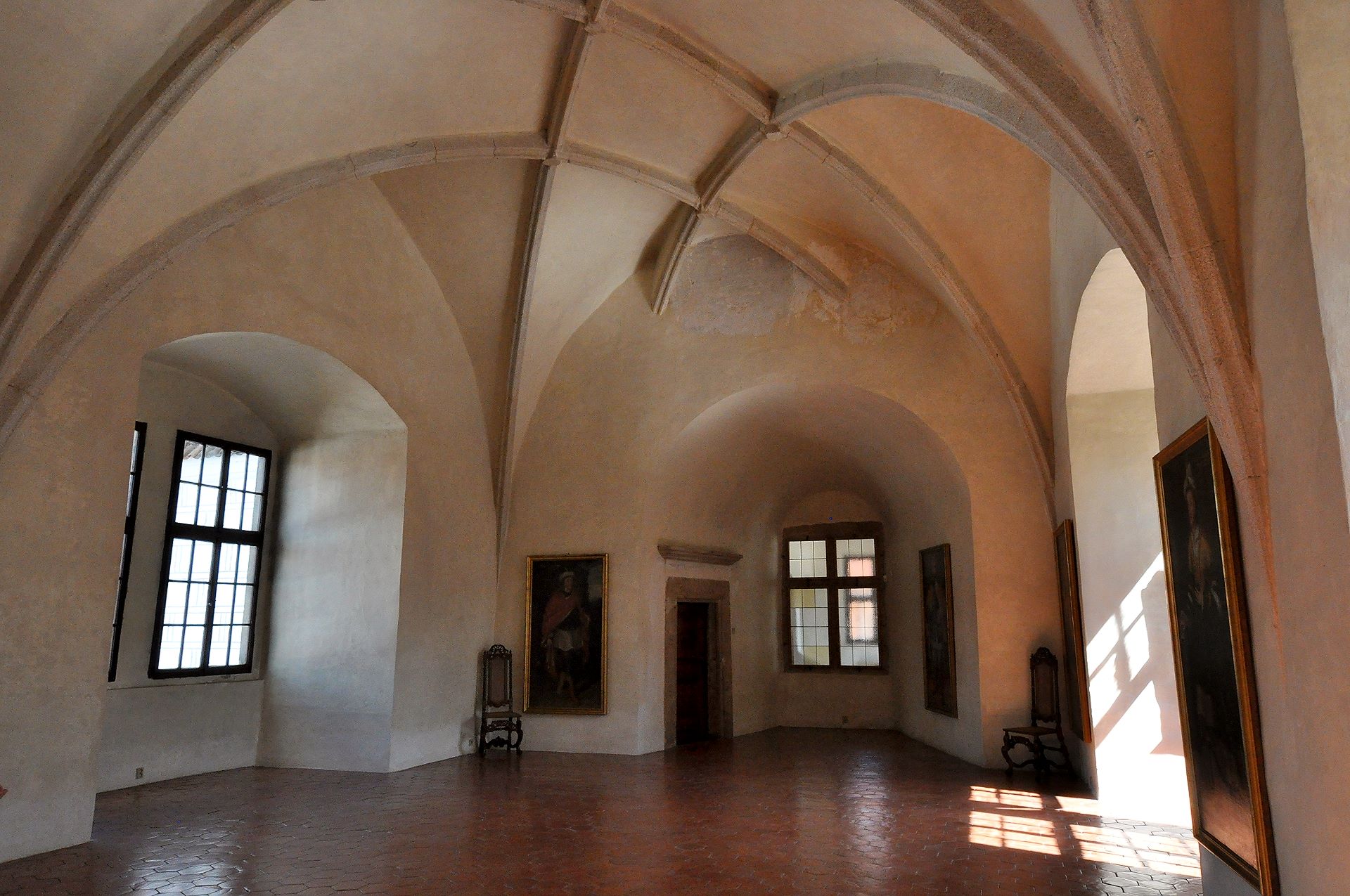 Im ältesten gotischen Teil des Schlosses