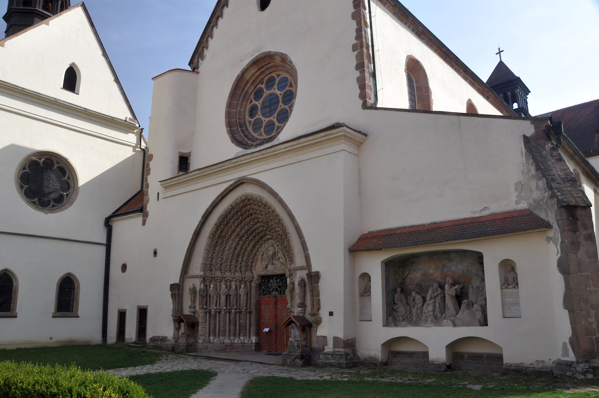 Portal der klosterkirche Maria Himmelfahrt