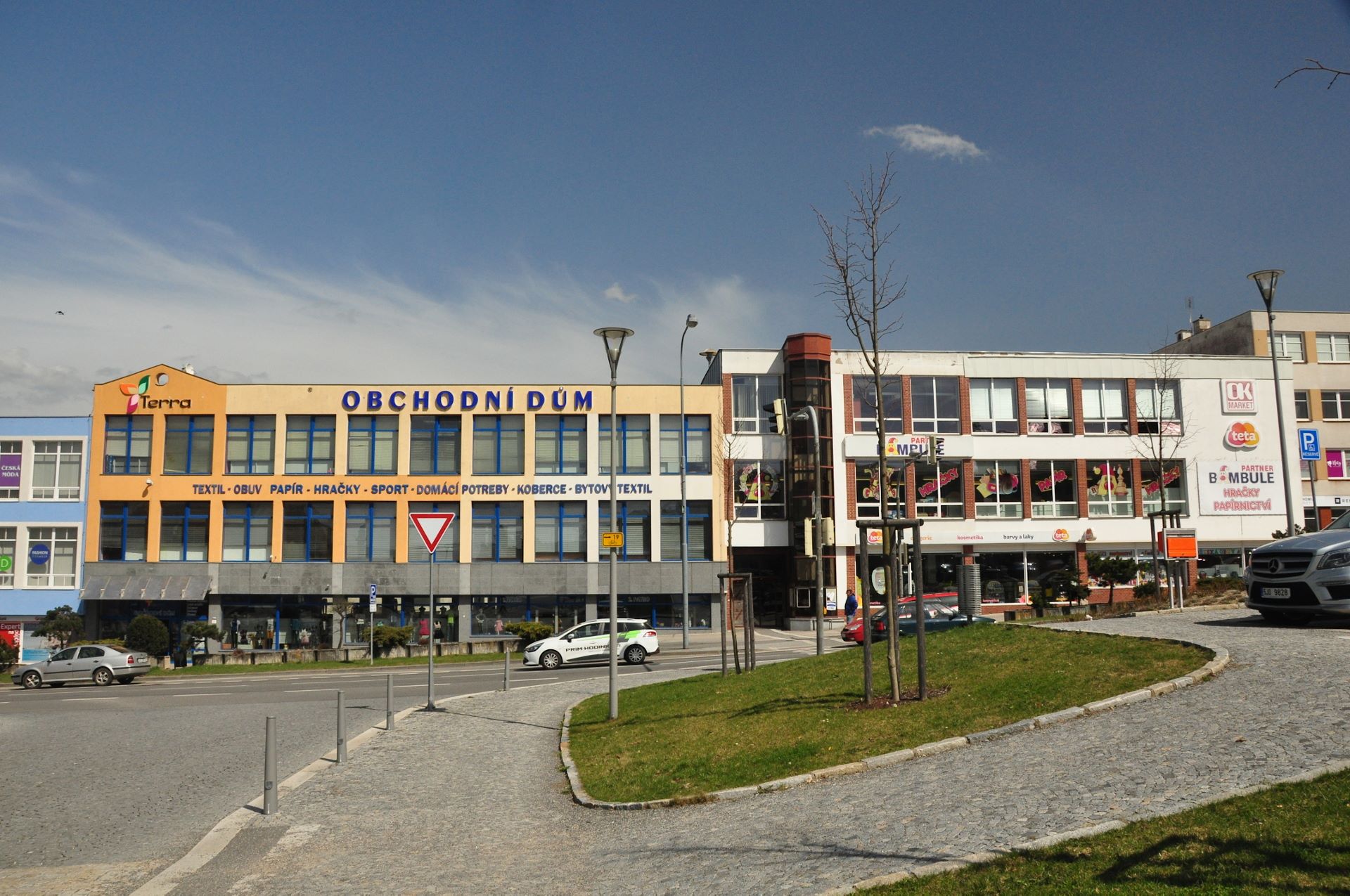 Am Hauptplatz von Žďár nad Sázavou