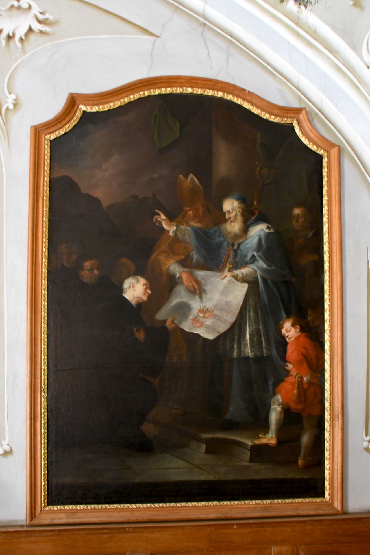 Stift Seitenstetten, Gemälde mit den Gründern des Klosters