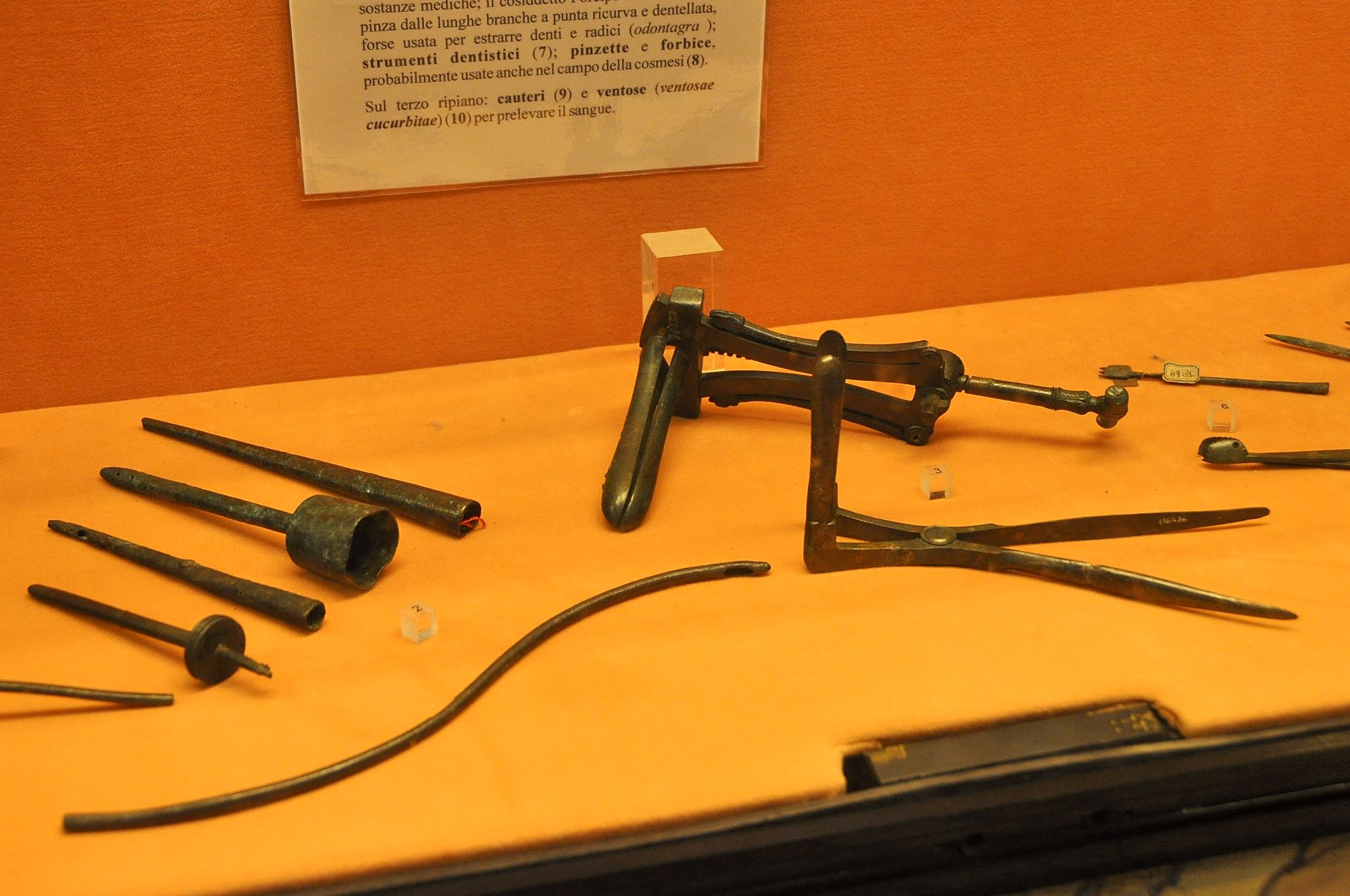 Geräte eines Arztes aus der Römerzeit